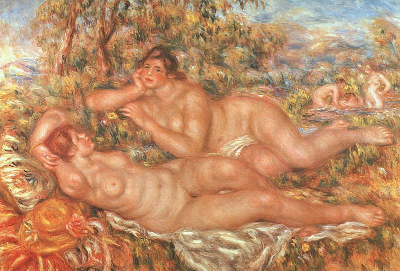 Pierre Renoir The Great Bathers France oil painting art